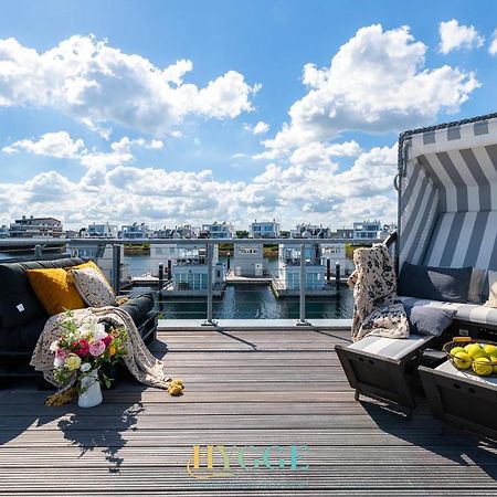 Schwimmendes Haus Hygge Olpenitz Hotel Bagian luar foto
