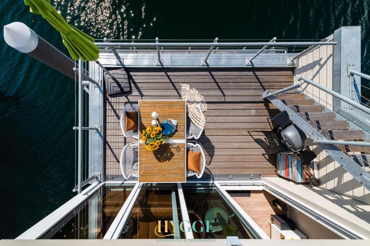 Schwimmendes Haus Hygge Olpenitz Hotel Bagian luar foto