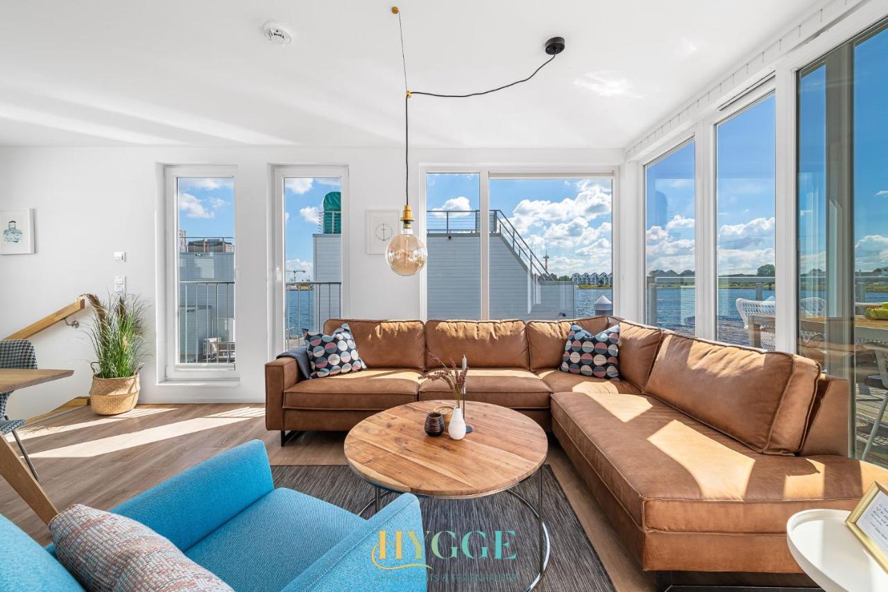Schwimmendes Haus Hygge Olpenitz Hotel Bagian luar foto