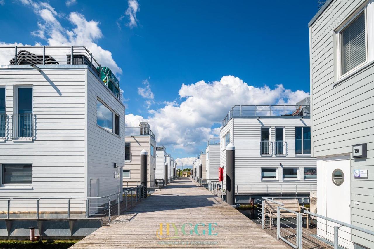 Schwimmendes Haus Hygge Olpenitz Hotel Bagian luar foto