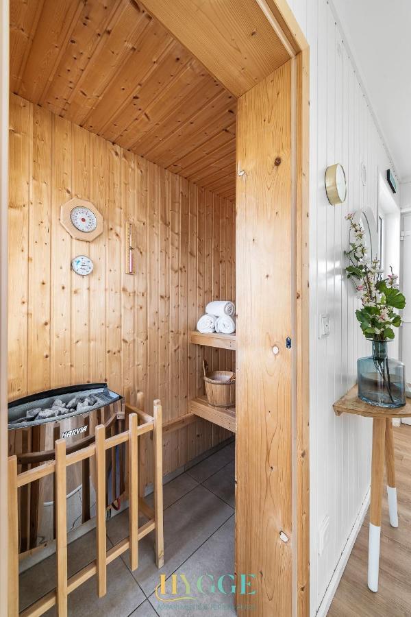 Schwimmendes Haus Hygge Olpenitz Hotel Bagian luar foto