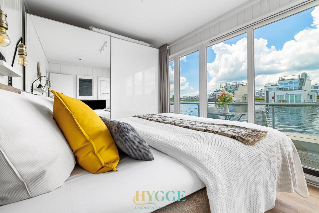 Schwimmendes Haus Hygge Olpenitz Hotel Bagian luar foto